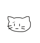 ショートヘア女子+ねこのゆるーいスタンプ（個別スタンプ：39）