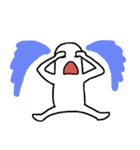ゆるくてしろいやつ（個別スタンプ：15）
