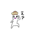 どら焼き被ったドラ焼き君（個別スタンプ：19）
