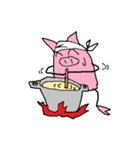 ゆるゆるブタさんスタンプ（個別スタンプ：23）