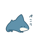 さめさんとちいさなおじさん（個別スタンプ：3）