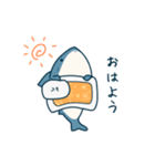 さめさんとちいさなおじさん（個別スタンプ：5）