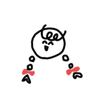 シンプルおさげちゃん（個別スタンプ：5）