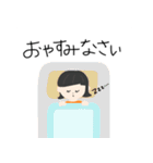 使える男の子女の子スタンプ〜おうち編〜（個別スタンプ：14）