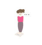 使える男の子女の子スタンプ〜おうち編〜（個別スタンプ：22）