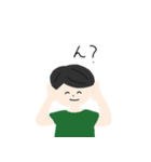 使える男の子女の子スタンプ〜おうち編〜（個別スタンプ：28）