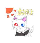 白猫日常スタンプ（個別スタンプ：1）