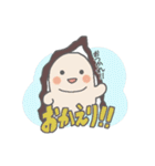 アサムラサキ どろぼうくん＆かきまる（個別スタンプ：3）