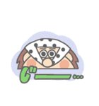 アサムラサキ どろぼうくん＆かきまる（個別スタンプ：15）