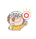 アサムラサキ どろぼうくん＆かきまる（個別スタンプ：25）