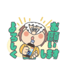 アサムラサキ どろぼうくん＆かきまる（個別スタンプ：28）
