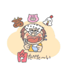 アサムラサキ どろぼうくん＆かきまる（個別スタンプ：35）