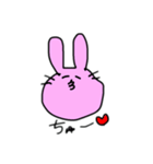 手書きうさぎさん！（個別スタンプ：10）