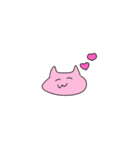 無口な猫さん（個別スタンプ：7）