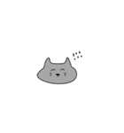 無口な猫さん（個別スタンプ：11）