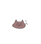 無口な猫さん（個別スタンプ：12）