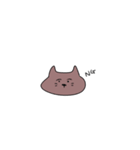 無口な猫さん（個別スタンプ：14）