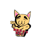 カラフルな猫ちゃん（個別スタンプ：5）