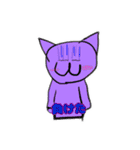 カラフルな猫ちゃん（個別スタンプ：14）