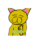 カラフルな猫ちゃん（個別スタンプ：16）