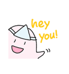 おばけのサイちゃん英語版1（個別スタンプ：1）