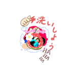 おしゃべりばばあが描く絵です。（個別スタンプ：3）