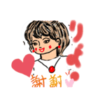 おしゃべりばばあが描く絵です。（個別スタンプ：7）