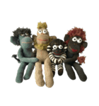Socks monkey family（個別スタンプ：24）