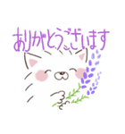 マシュマロわんこ 敬語（個別スタンプ：1）