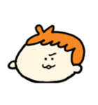 ぼうやの真顔だったり、照れたり怒ったり。（個別スタンプ：3）