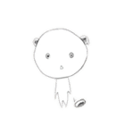 シュールなくま様（個別スタンプ：6）