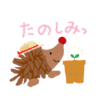 はりねずみ赤鼻のホッジ－（個別スタンプ：8）