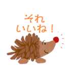はりねずみ赤鼻のホッジ－（個別スタンプ：11）