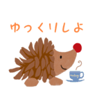 はりねずみ赤鼻のホッジ－（個別スタンプ：25）