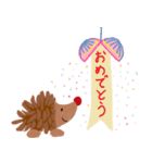 はりねずみ赤鼻のホッジ－（個別スタンプ：28）