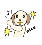ぴこぴこパピーの お祝い 英語版（個別スタンプ：9）