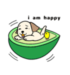 ぴこぴこパピーの お祝い 英語版（個別スタンプ：15）