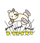 ぴこぴこパピーの お祝い 英語版（個別スタンプ：27）