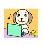 ぴこぴこパピーの お祝い 英語版（個別スタンプ：30）