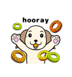ぴこぴこパピーの お祝い 英語版（個別スタンプ：33）
