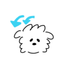 白い犬の方。(マルチーズ)（個別スタンプ：10）