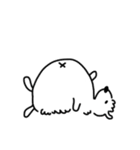 白い犬の方。(マルチーズ)（個別スタンプ：13）