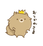 crown-k わんこスタンプ（個別スタンプ：5）