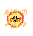 やる気のない顔たち（個別スタンプ：11）