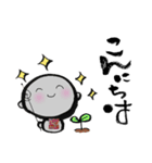 お地蔵さんと筆文字の日常スタンプ（個別スタンプ：3）