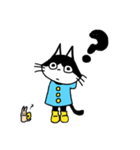 雨がっぱにゃんこスタンプ（個別スタンプ：7）
