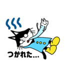 雨がっぱにゃんこスタンプ（個別スタンプ：15）