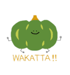 毎日使える♡栄養満点ゆるかわ野菜スタンプ（個別スタンプ：3）
