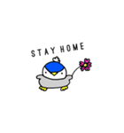 ぺんぎんの兄弟（STAY HOME）（個別スタンプ：3）
