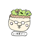 ぽんちゃんのお仕事スタンプ（個別スタンプ：1）